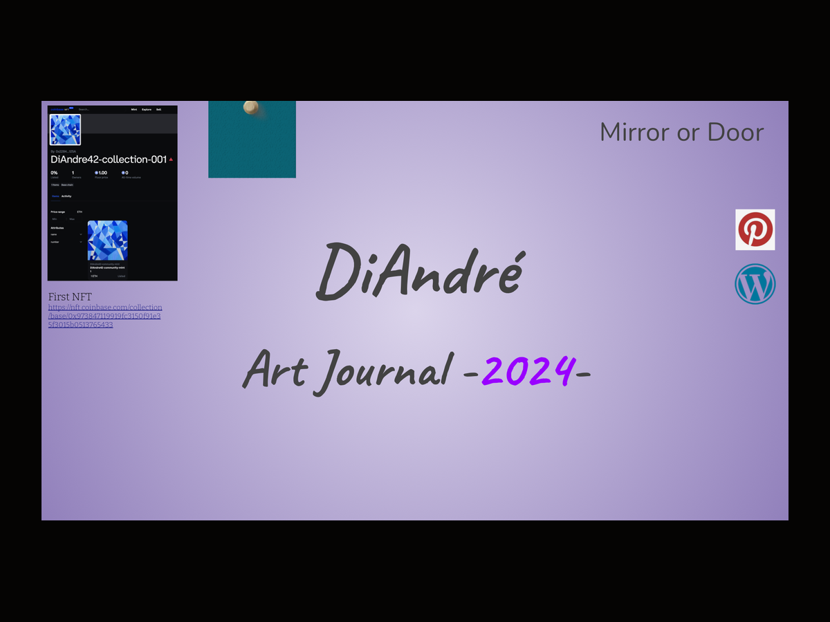 DiAndré Art Journal 2024 cover