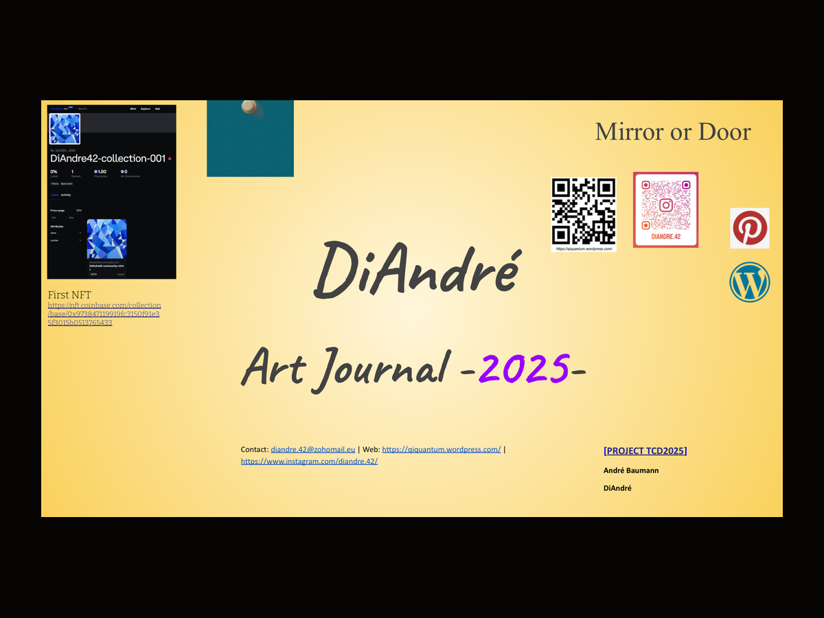 DiAndré Art Journal 2025 cover
